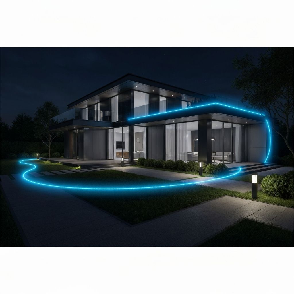 Smart home with security sensors
